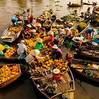 Về Phong Điền đi thăm chợ nổi