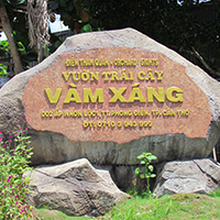 Đường đến vườn Vàm Xáng